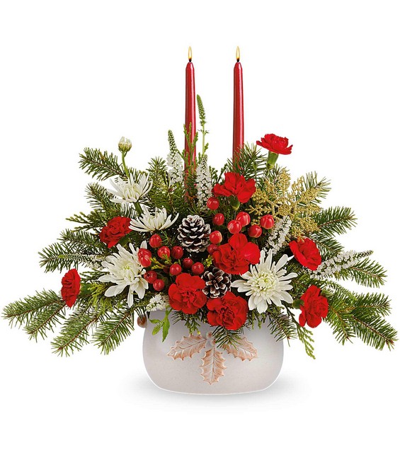 Happy Holly Centerpiece